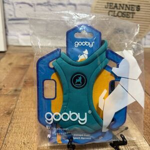 Gooby Escape Free sport Easy Fit Dog Harness, Turquoise NWT S